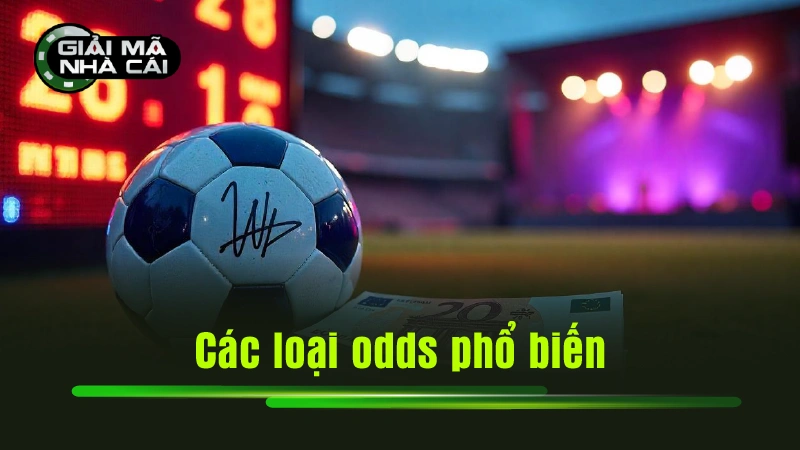 Các loại odds phổ biến