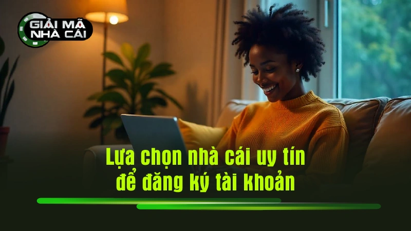 Lựa chọn nhà cái uy tín để đăng ký tài khoản