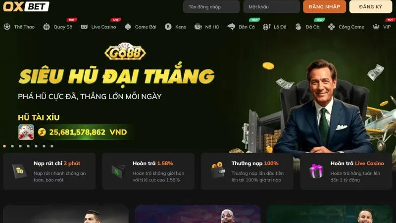 Giới thiệu về Oxbet