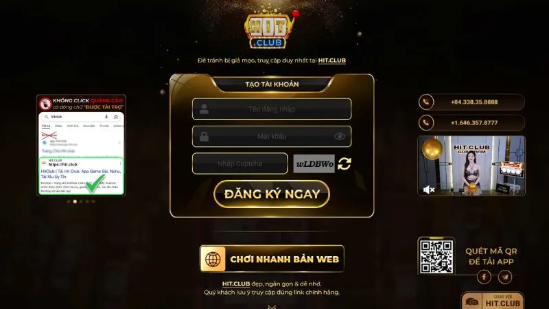 Quy trình chi tiết để đăng ký một tài khoản mới tại HIT