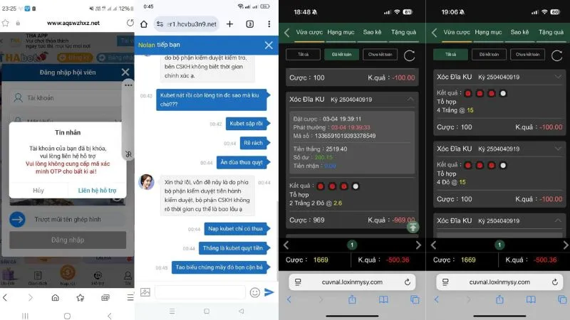 Nhà cái Kubet lừa đảo