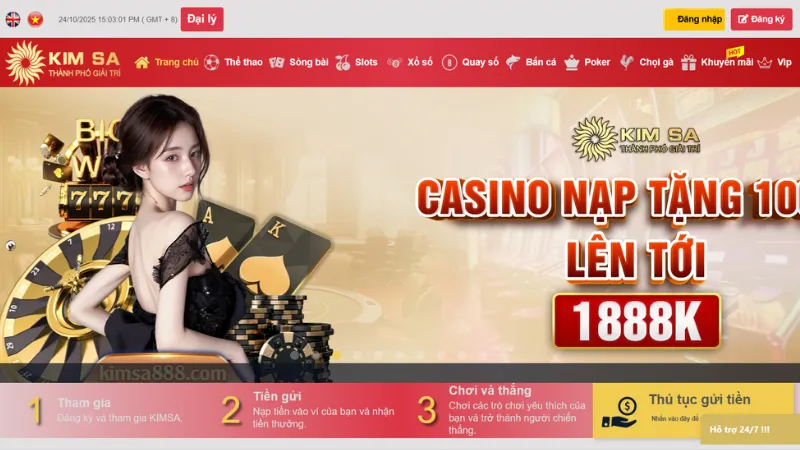 Thông tin về nhà cái cá cược trực tuyến Kimsa