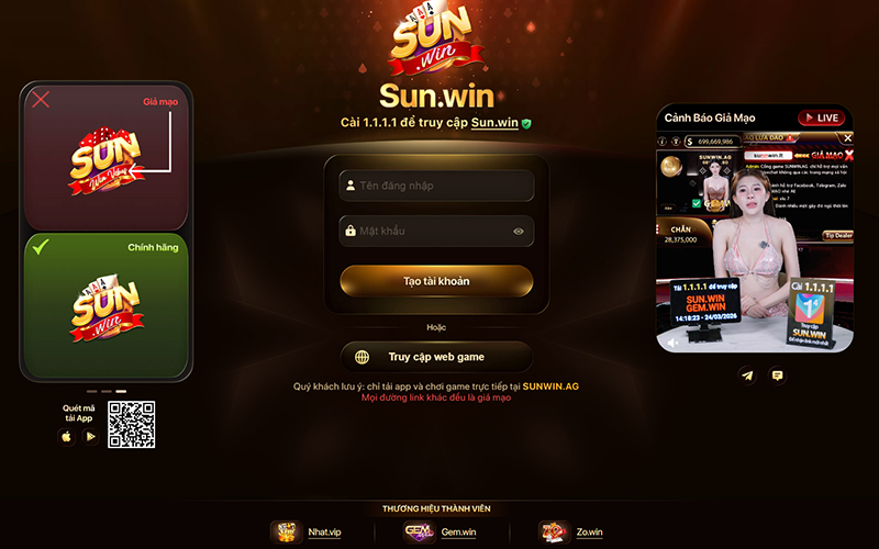 Các brand lớn như Sunwin luôn đề cao uy tín bền vững