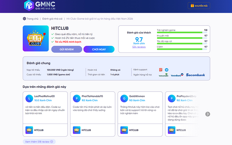GMNC là nơi kiểm chứng link chính chủ chuẩn xác nhất thị trường hiện nay