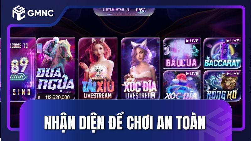 Nhận diện trang chính chủ để chơi an toàn