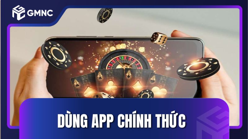 Dùng app chính thức để biết cách phân biệt Bin88 thật giả