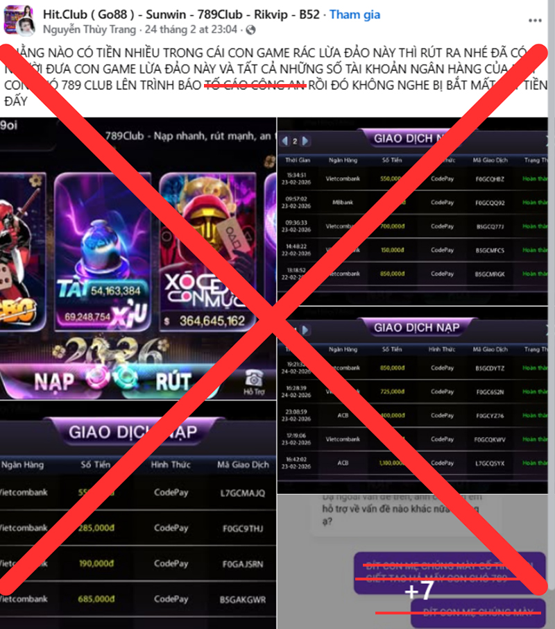 Bốc phốt nhưng vẫn nạp tiền thành công đều