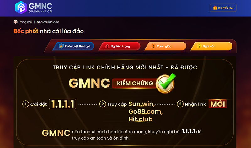 Người chơi cần phải biết đâu là nơi mà mình có thể xác định thực hư nơi mình tham gia