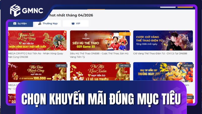 Ưu tiên lựa chọn khuyến mãi One88 đúng mục tiêu