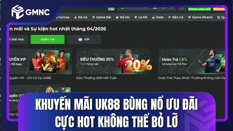 Khuyến mãi Uk88