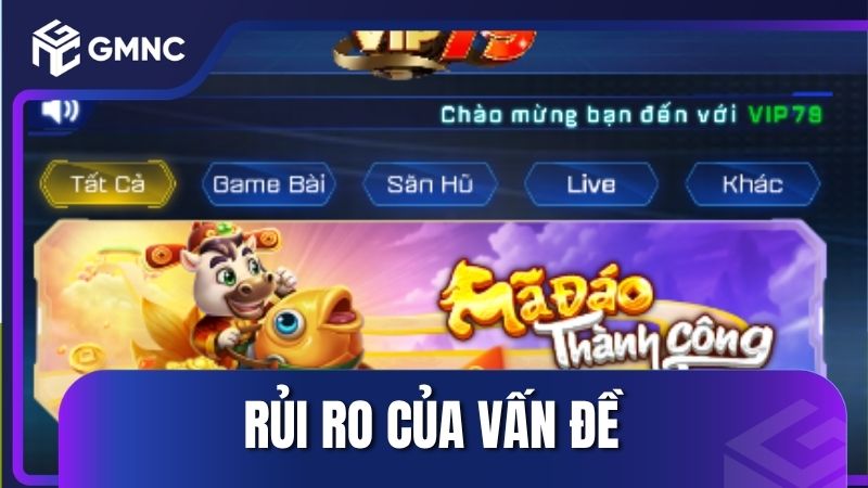 Rủi ro của vấn đề Vip79 bị hacker tấn công