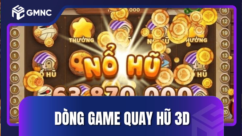 Đột phá trải nghiệm với dòng game quay hũ 3D